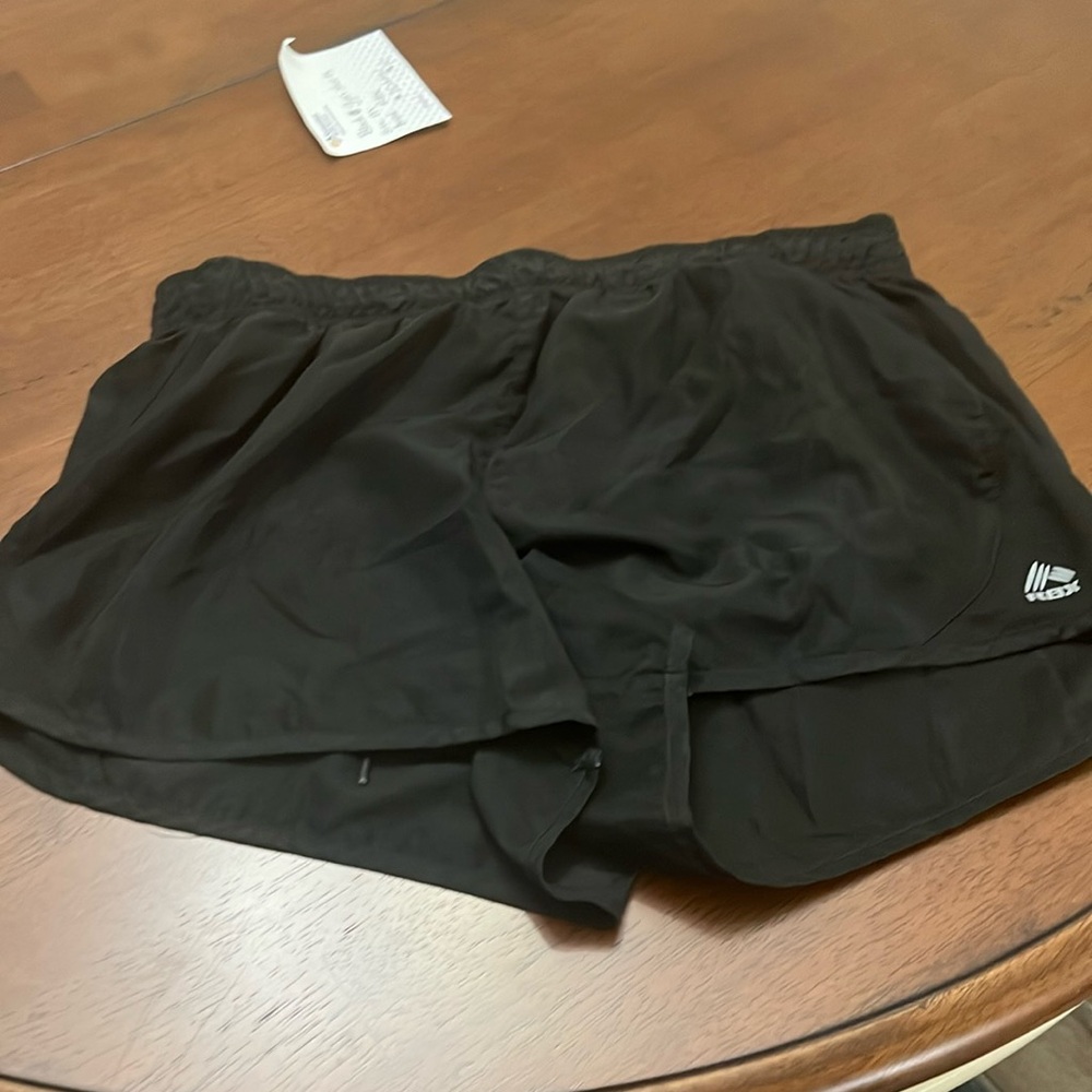 Black gym shorts